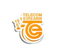 Telecom Eireann Alternative Colours Glossy Stickers 3-Pack