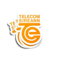 Telecom Eireann Alternative Colours Glossy Stickers 3-Pack