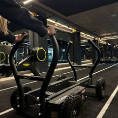 Gym Equipment, Sled Push