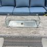 Garden rattan &  fire pit set Image 4