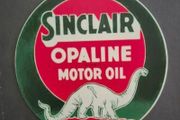 Vintage Style Metal Sign, Sinclair motor oil.