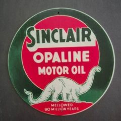 Vintage Style Metal Sign, Sinclair motor oil.
