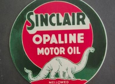Vintage Style Metal Sign, Sinclair motor oil.
