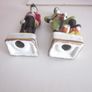 Two  Antique Staffordshire Hand Painted  Soldier Figures Image 4