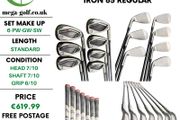 Wilson Dynapwr Max 2025 Irons / 6-Pw-Gw-Sw / KBS Max Graphite Iron 65 Regular