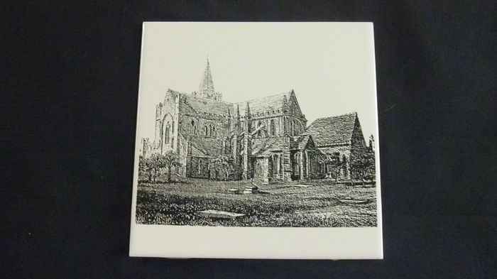 Carrigaline Tourist Tile 1960's