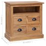 Side Cabinet 60x30x60 cm Solid Teak Image 9