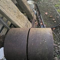 Cast iron antique land roller
