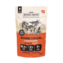 Wet cat food Country of Animals Beef with veal and catnip (adult) 100g