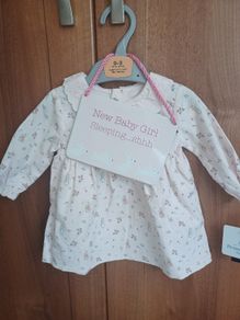 New Peter Rabbit Dress and Room Sign Age 0-3 months