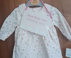 New Peter Rabbit Dress and Room Sign Age 0-3 months