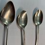 3 solid silver tea spoons Image 2