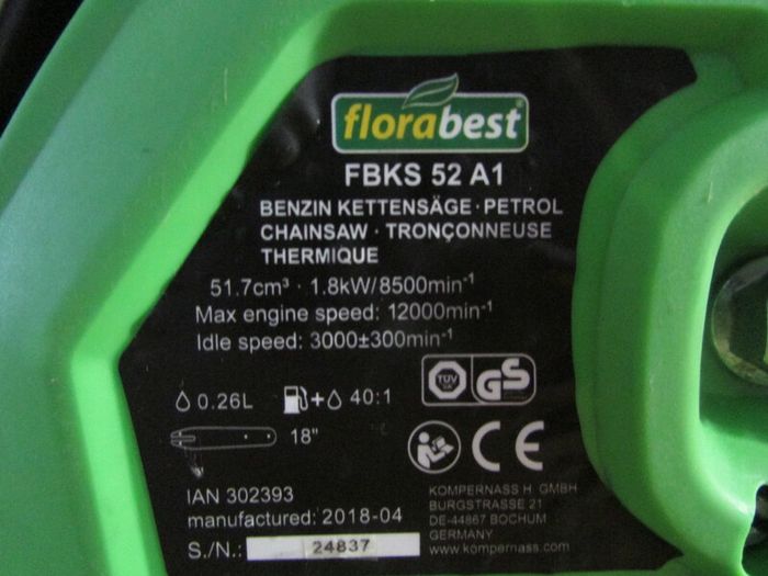 Florabest Chain Saw