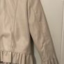 Pretty Blush Pink short leather jacket Image 5