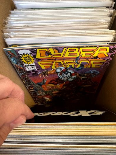 Image & Top Cow Long Comic Box w 320 comics for Sale
