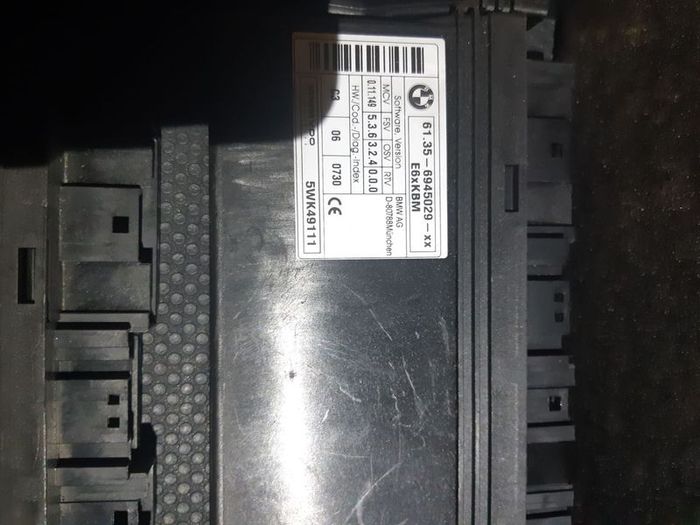 Genuine Bmw 5 Series E60 E61 Gateway Body Control Module Unit Genuine 6945029
