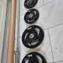 brand new olympic tri grip weight set  B Image 5