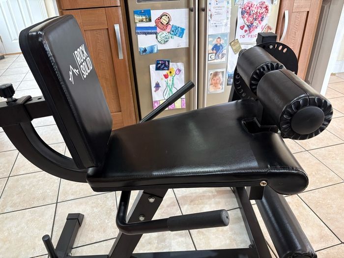 Gym Leg Extension And Leg Curl Machine For Quads And Hamstrings!!