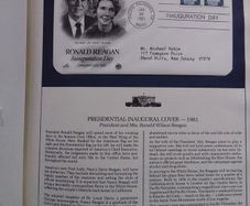 USA Stamps : 1981 Presidential Inaugural Covers Honoring Ronald Reagan - Souvenir Folder