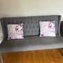 Dining chairs and dining couch with free table Image 5
