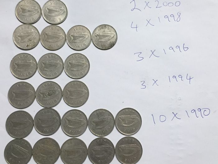 22 pound coins