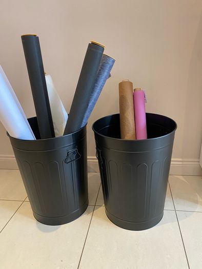 Metal Bin with Lid