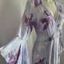 New. Last Queen Paris Size M wrap dress with fluted sleeve Image 2