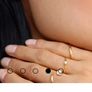 Monica Vinader Large diamond stud earrings Image 5