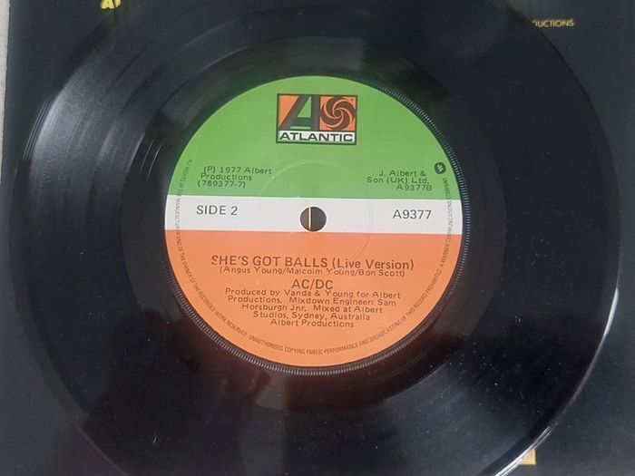 ACDC Rare Irish single