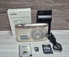 Nikon S3100 Digital Compact Camera Working w/ Nikkor 5x Wide Optical Zoom Lens