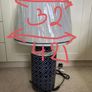 Large Ceramic Ginger Jar Table Lamp Blue & White Image 5