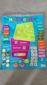 velcro children's calendar