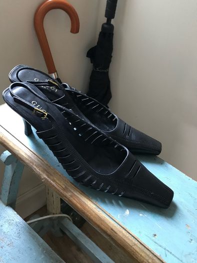 Gucci Black Leather