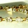 Vintage Hallmarked 14ct Gold Tennis Bracelet Image 3
