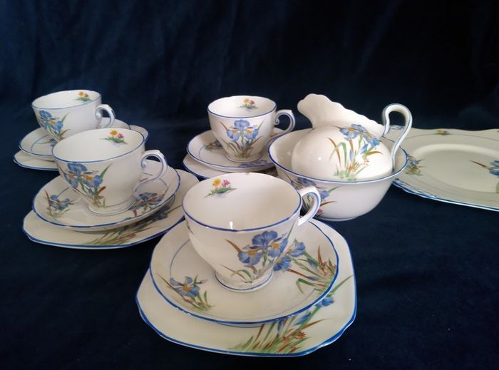 Tuscan china, vintage tea set, bone china