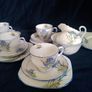 Tuscan china, vintage tea set, bone china Image 2