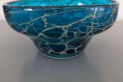 Sea &amp; Sand Art Glass Bowl