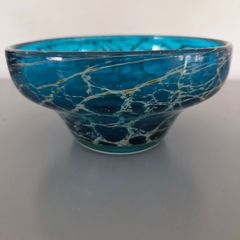 Sea & Sand Art Glass Bowl