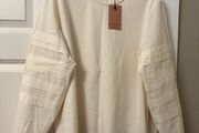 Cream top size Large