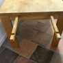 Solid Oak Extendable Dining Table Diamond Furniture excellent Condition Image 5