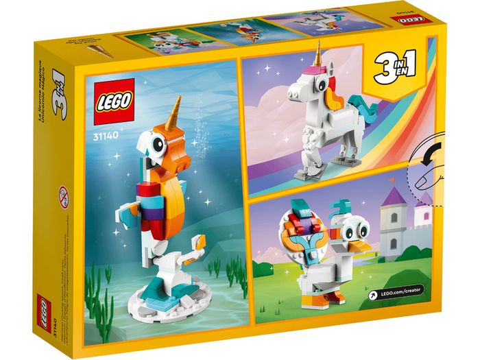 Lego Creator 3-in-1 Magical Unicorn 31140