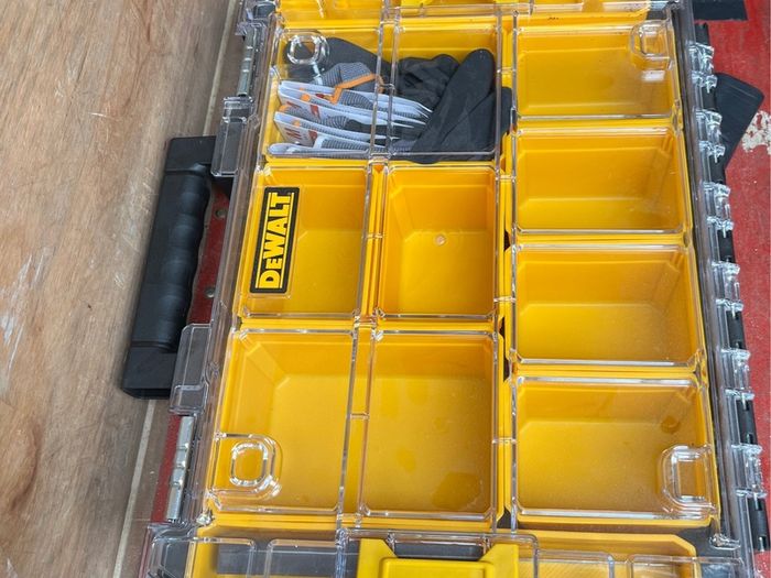 Dewalt Tstak 2.0 Water Sealed Organiser Unit 4 1/2" X 13"