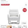 Wendy Fabric Accent Chair Image 5
