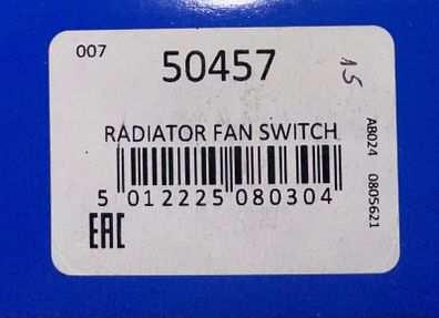 Radiator Fan Switch  Intermotor 50457