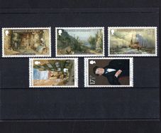1980 Guernsey Peter Le Lievre Paintings Commemorative Stamps Mint Never Hinged (MNH)