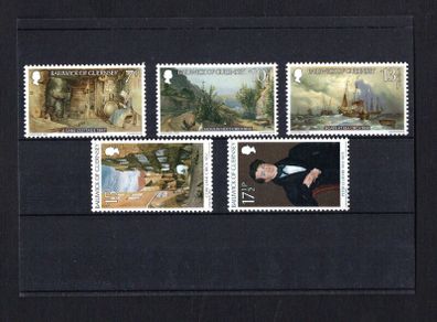 1980 Guernsey Peter Le Lievre Paintings Commemorative Stamps Mint Never Hinged (MNH)