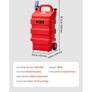 Fuel Caddy, 16 Gallon, Portable Fuel Tank with 12V DC 2.5 GPM Electric Fuel Transfer Pump, 4 ft Delivery Hose & Auto-Stop Sensor Nozzle Image 2