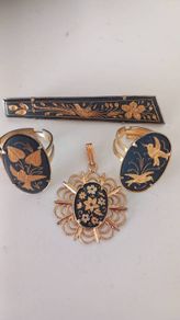 Collection of 4 Spanish Inlaid Damascus Items
