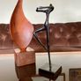 Vintage Bodrul Khalique Black Bronze Art Sculpture Ballet Dancer Ballerina Image 9