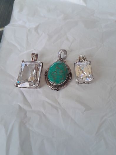 3 silver pendant